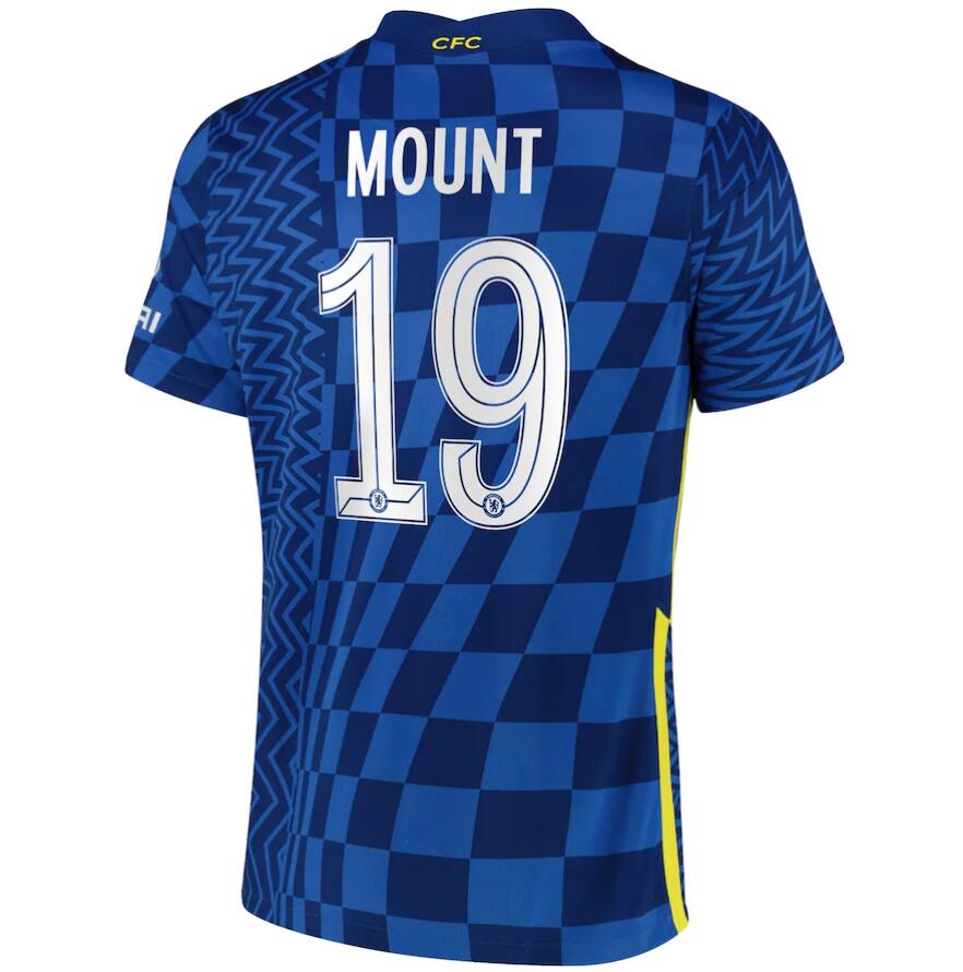 2021/22 Chelsea Cup Home Kit Soccer Jersey with Mount 19 printing